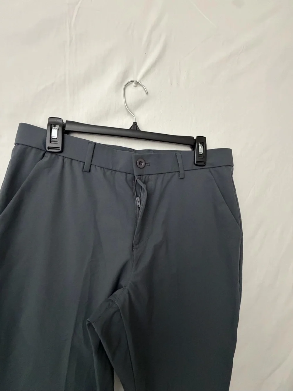 Men’s Libin Gray Dress Pants Size 32x32 100% Polyester (A748)
